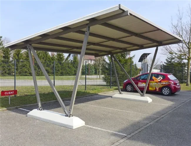 Фотообои с алюминиевым каркасом и Солнечной системой парковки автомобилей