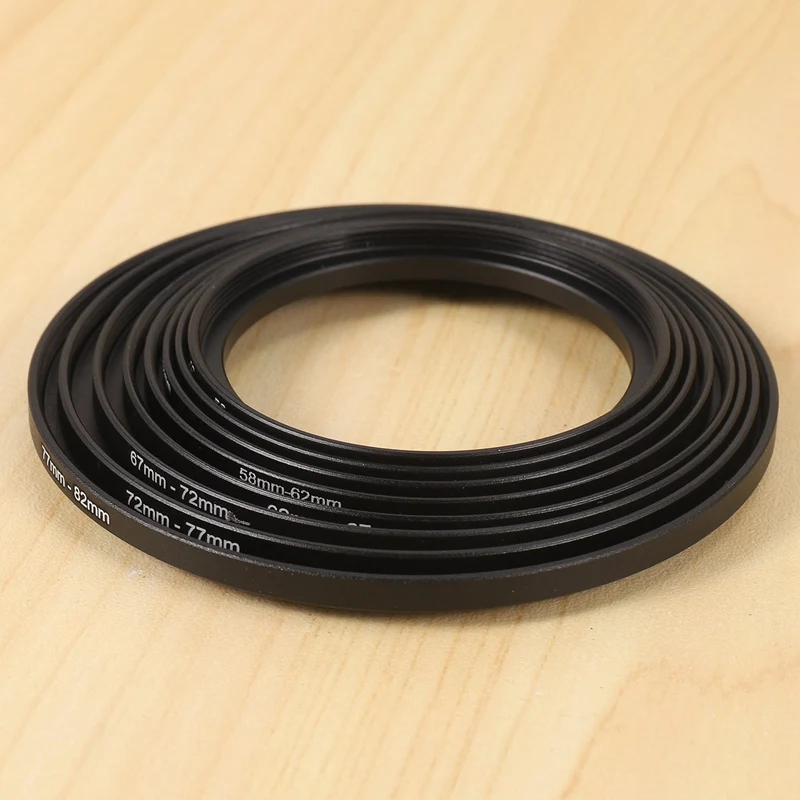 16 шт. набор удлинительных колец-адаптеров в комплект входят 49-52 мм 52-55 55-58 58-62 62-67
