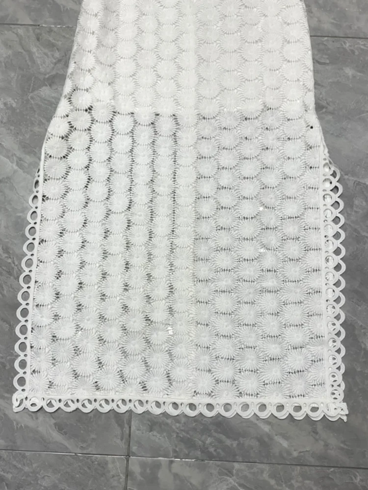 Женское кружевное платье без рукавов AELESEEN розовое черное белое Элегантное