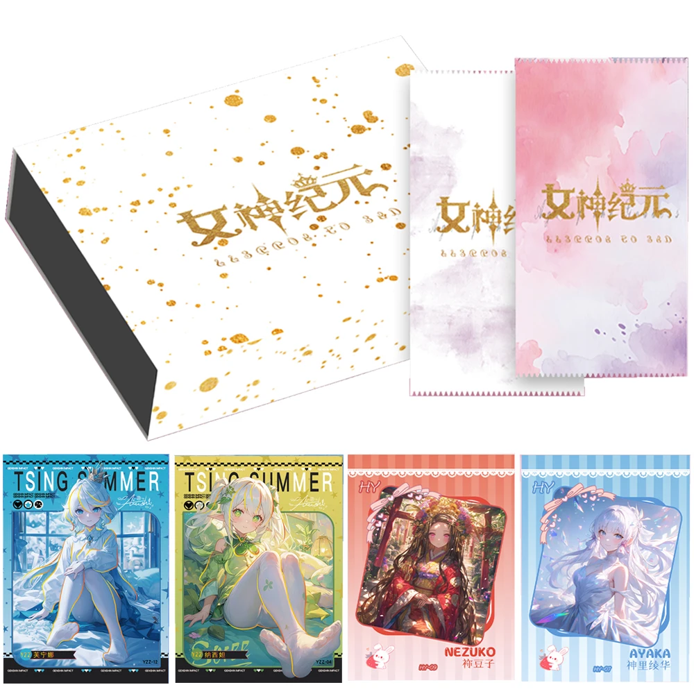 Коллекционная карточка богини Эра для детей Kamisato Ayaka Sangonomiya Kokomi Sunshine Милая аниме