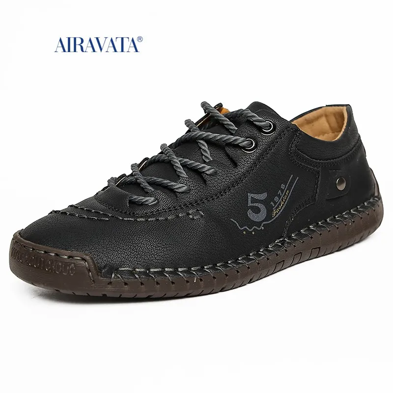Men Casual Shoes Leather Outdoor Walking Sneakers 2022 New Fashion Male Leisure Vacation Soft Driving Shoes Sneakers Men Shoes