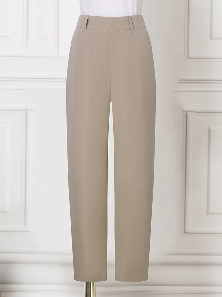 ZANZEA винтажные прямые осенние брюки женские длинные шаровары офисные со средней