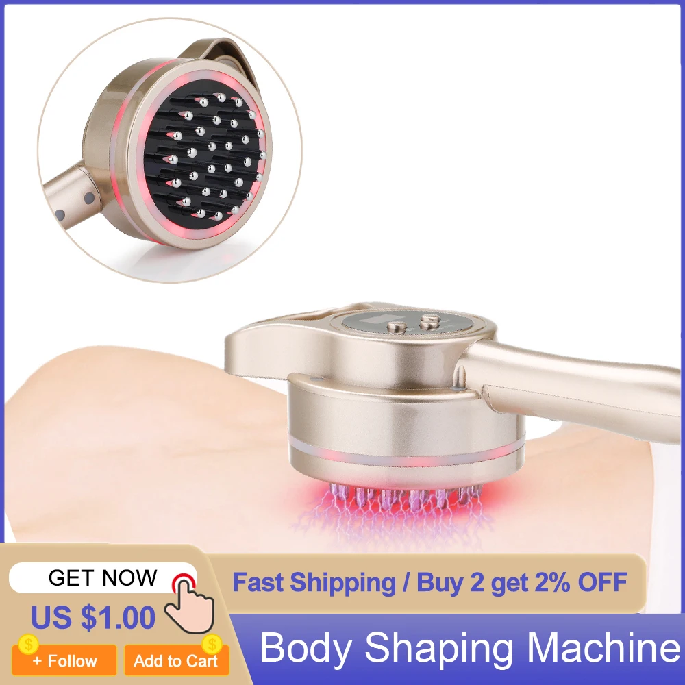 

Electric EMS Body Shaping Machine Guasha Massager Infrared Heating Meridian Brush Lymphatic Detoxification Fat Burner Leg Slim