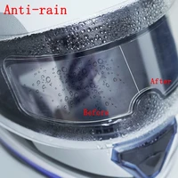 motorcycle helmet clear anti fog and rainproof film safety driving durable nano coating sticker film helmet accessories
