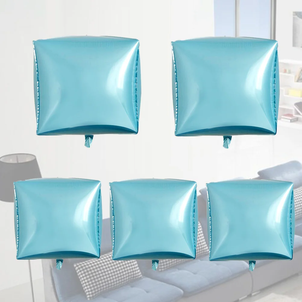 5 шт. аксессуары для вечеринок новый Rіk 2024 декор 4d воздушные шары квадратная