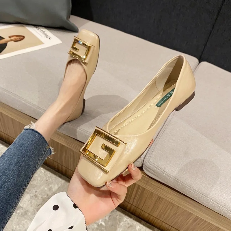 

Женские туфли на плоской подошве, весенне-осенние туфли на низком каблуке, английский тренер, обувь для бега