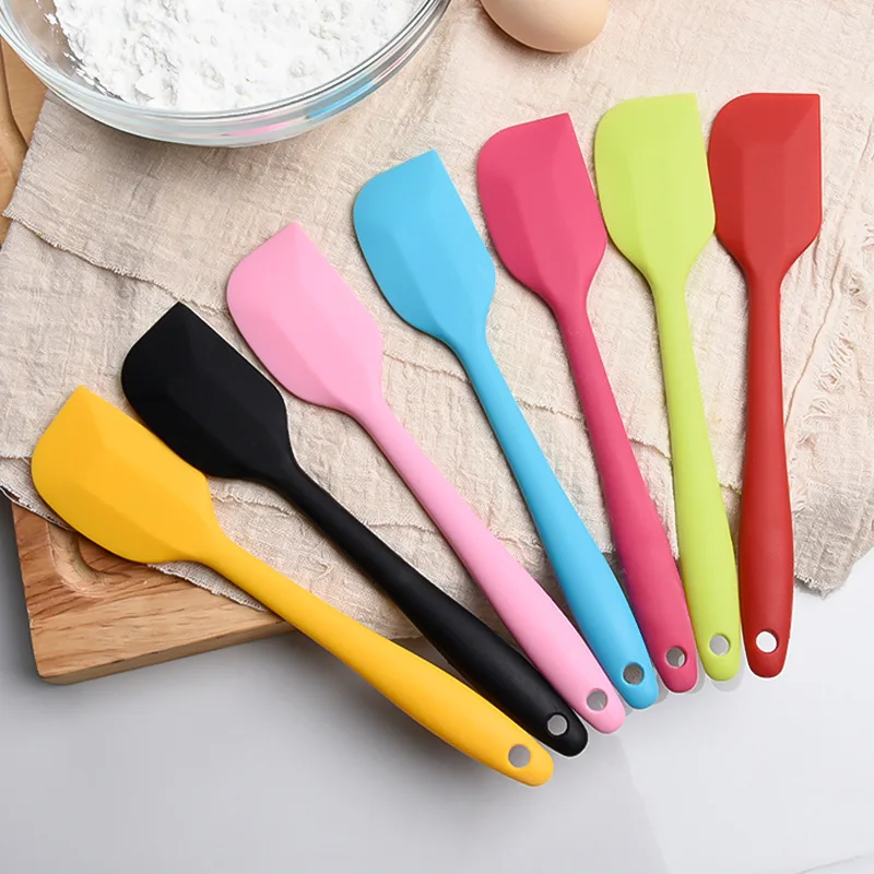 

Small Food Grade Silicone Cake Cream Spatula Butter Batter Mixing Scraper Non-Stick Kitchen Flour Pastry Blenders Kitchenware