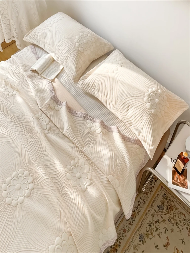 Вязаный хлопковый жаккардовый многофункциональный чехол из полыни