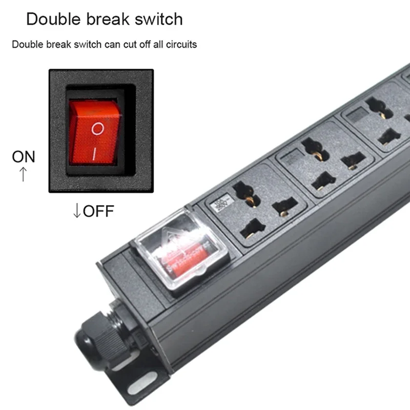 Удлинитель PDU с USB-портом 3500 Вт 2 м