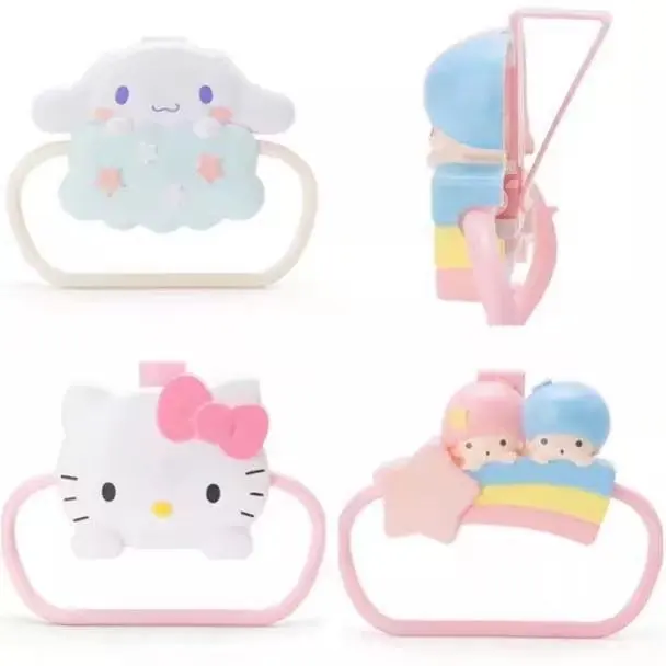 

Kawaii Hellokitty Littletwinstars Cinnamoroll Sanrio Super Cute Towel Rack Cute Doll Scarf Rack Rag Rack Bathroom Storage Rack