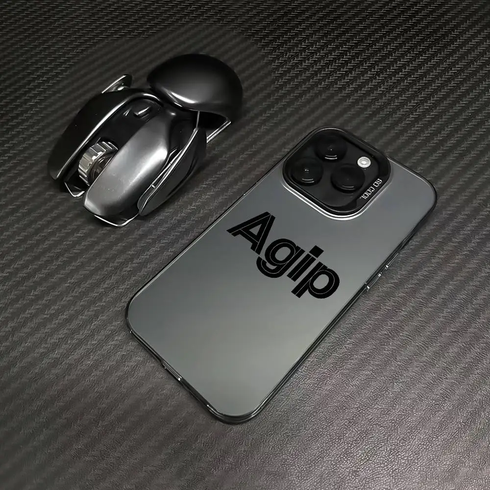 Фото Крутой чехол для телефона с логотипом A-Agip для iPhone 16, 15, 14, 13, 12, 17 Pro Max, специальное металлическое серебряное крепление с гальваническим покрытием для мобильного устройства №2