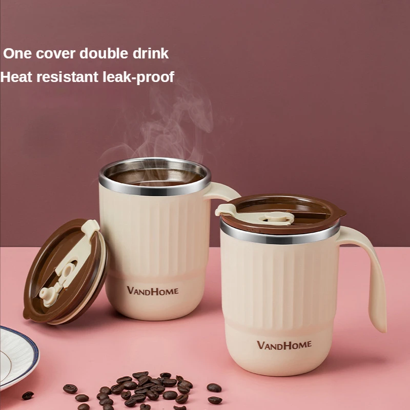 

500ml Coffee Thermal Mug Stainless Steel Coffee Thermos Tumbler Cups Vacuum Flask Thermo Water Bottle Thermocup Tea Mug