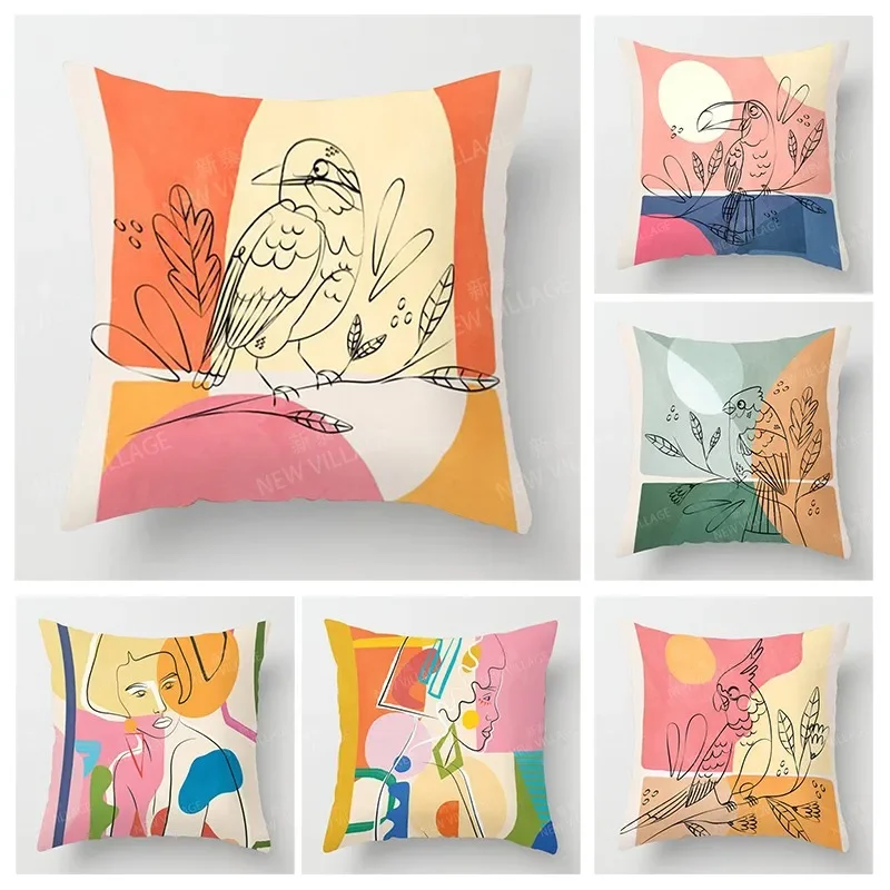 Скандинавский осенний домашний декор осенняя наволочка для дивана чехол подушки