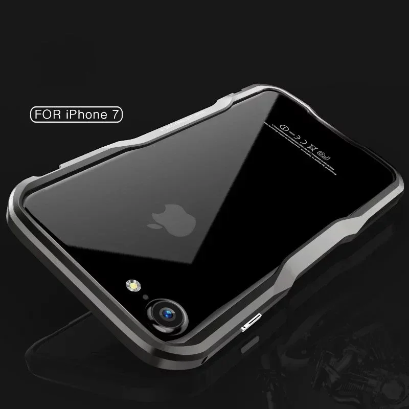 Luphie металлическая рамка для IPhone 16 Pro Max 11 12 13 14 15 X XR XS MAX 7 8 Plus Se 2 3 чехол Алюминиевый