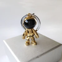 kpop new fashion handmade 3d astronaut space robot spaceman keychain keyring alloy gifts for men friends