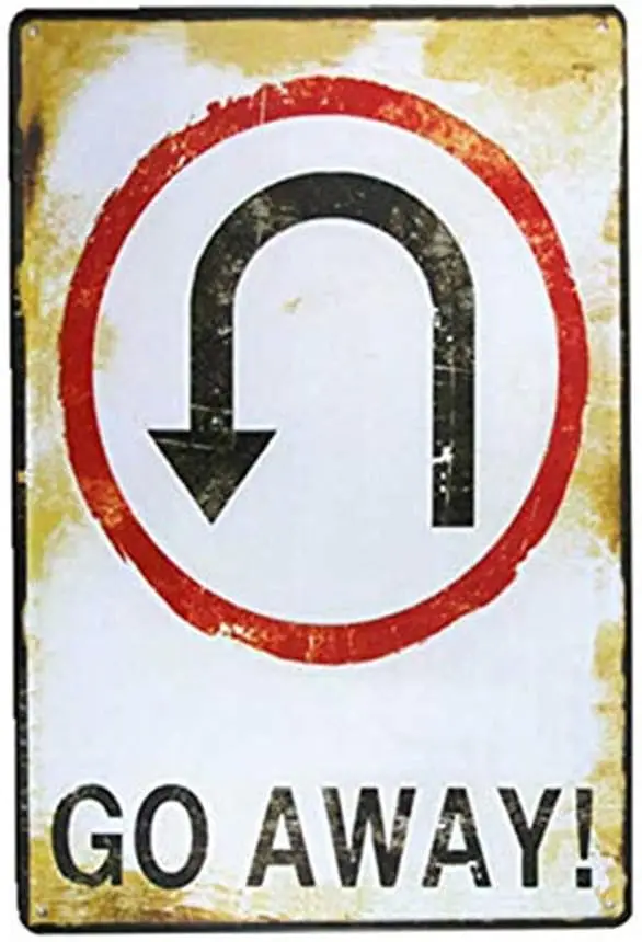 ХОРОШО! rrow Vntge Metl Sgn Grge Sgns rt Decor Prnts для Sle 12 x 8”(20-M0100)