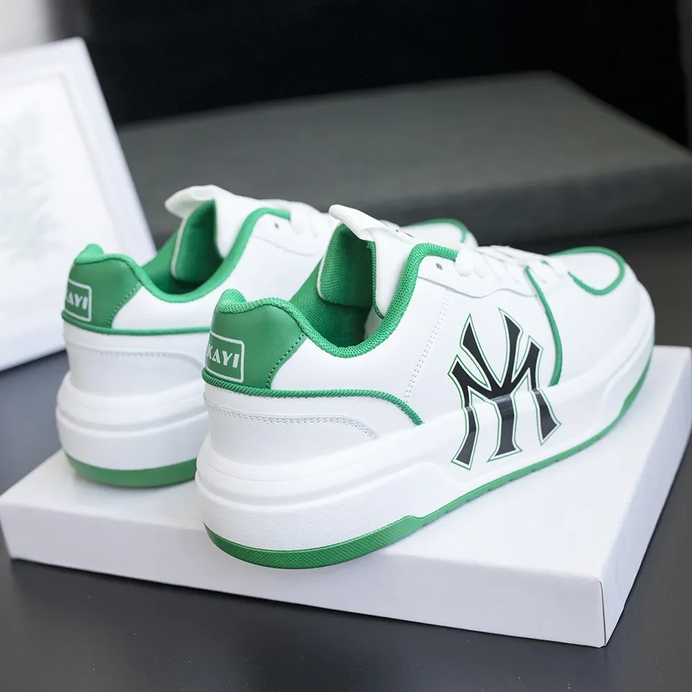 

Men Casual Walking Shoes Brand Design Air Sneakers Women Fashion Board-shoe Thick Soled Lightweight Leather Couple Shoes
