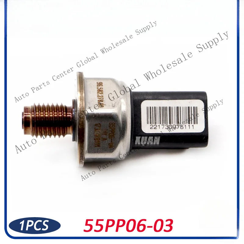 Фото Датчик давления топлива Z+ для Citroen C2 C3 C4 C5 Berlingo 55PP06-03 (топливная рампа, высокое давление) №1