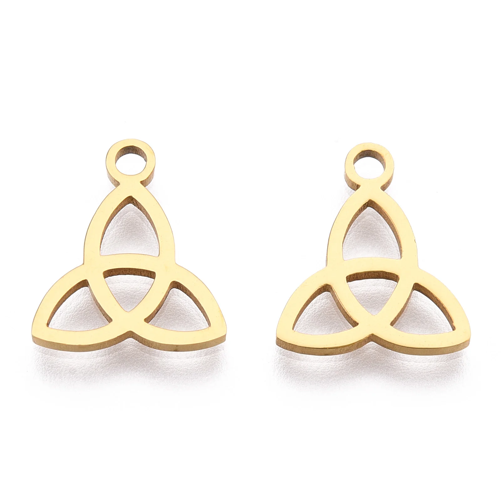 

Pandahall 10pcs Trinity Knot Stainless Steel Charms Laser Cut Metal Pendants For Necklace Bracelet Jewelry Making Accessories