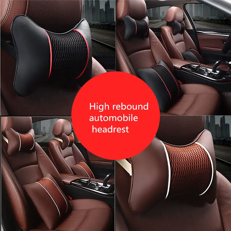 1x Car PU Leather Neck Pillow for Lexus RX350 RX300 IS250 RX330 LX470 IS200 LX570 GX460 GX ES LX IS IS350 LS46 Accessories images - 6