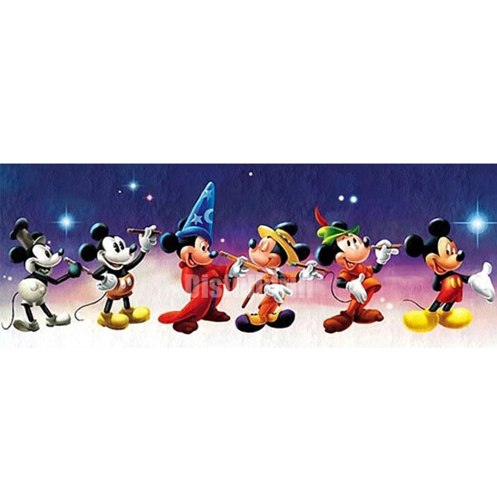 

Квадратная Алмазная 5D картина, диснеевские мультфильмы, Микки Маус, вышитая вышивка крестиком, бриллиантовая картина «Дональд Дак»