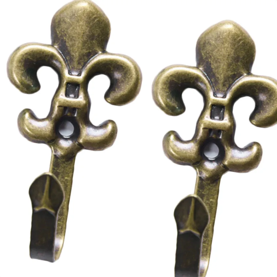 

1 Pair Metal Alloy Curtain Hook Drape Hanging Holder Holdback Tassel Wall Hanger
