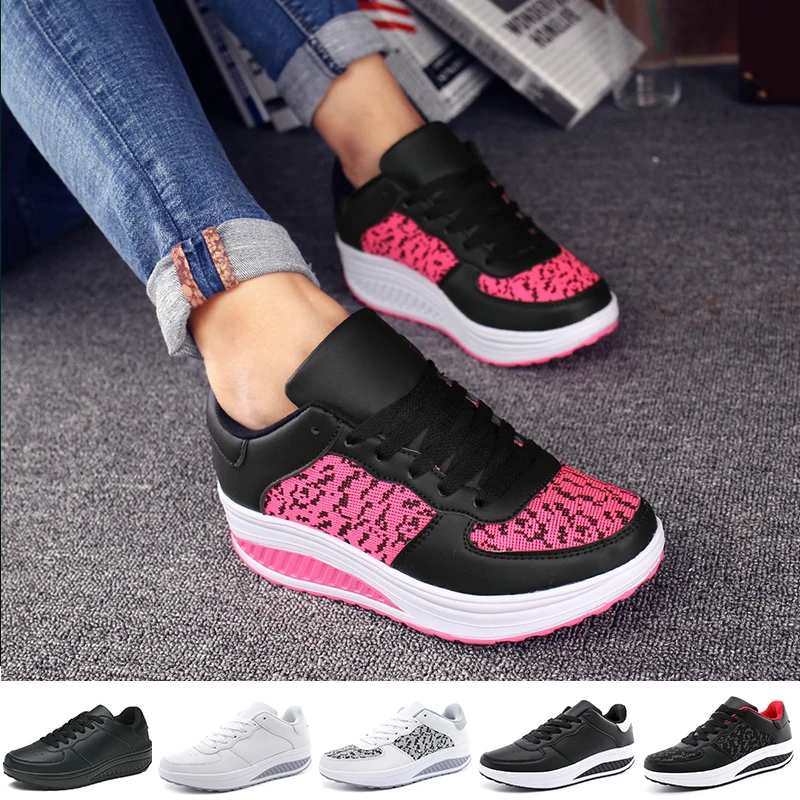 

Women Casual Shoes Breathe Lady Thick Bottom Summer Sneakers Basket Breathable Shoes Female Mesh Sneaker