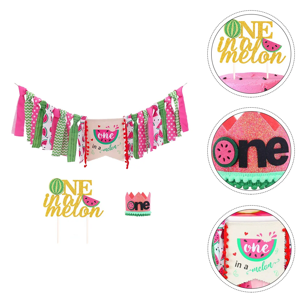 

Birthday Baby Banner Party 1St Garland Number Photo Cake Shower Tiara Picks Decorations Topper Toppers Cupcake Pet Hat Hanging