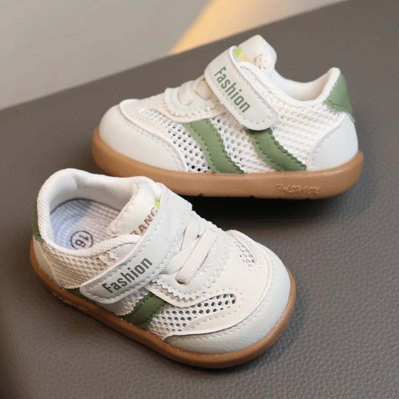 Детские прогулочные туфли дышащая сетчатая обувь для девочек и мальчиков
