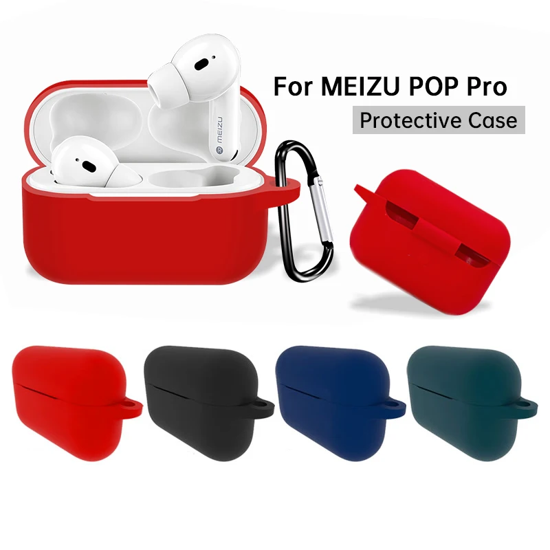 Мягкий силиконовый защитный чехол для MEIZU POP PRO TWS, защитный чехол для наушников с защитой от падения, беспроводные наушники для meizu pop pro