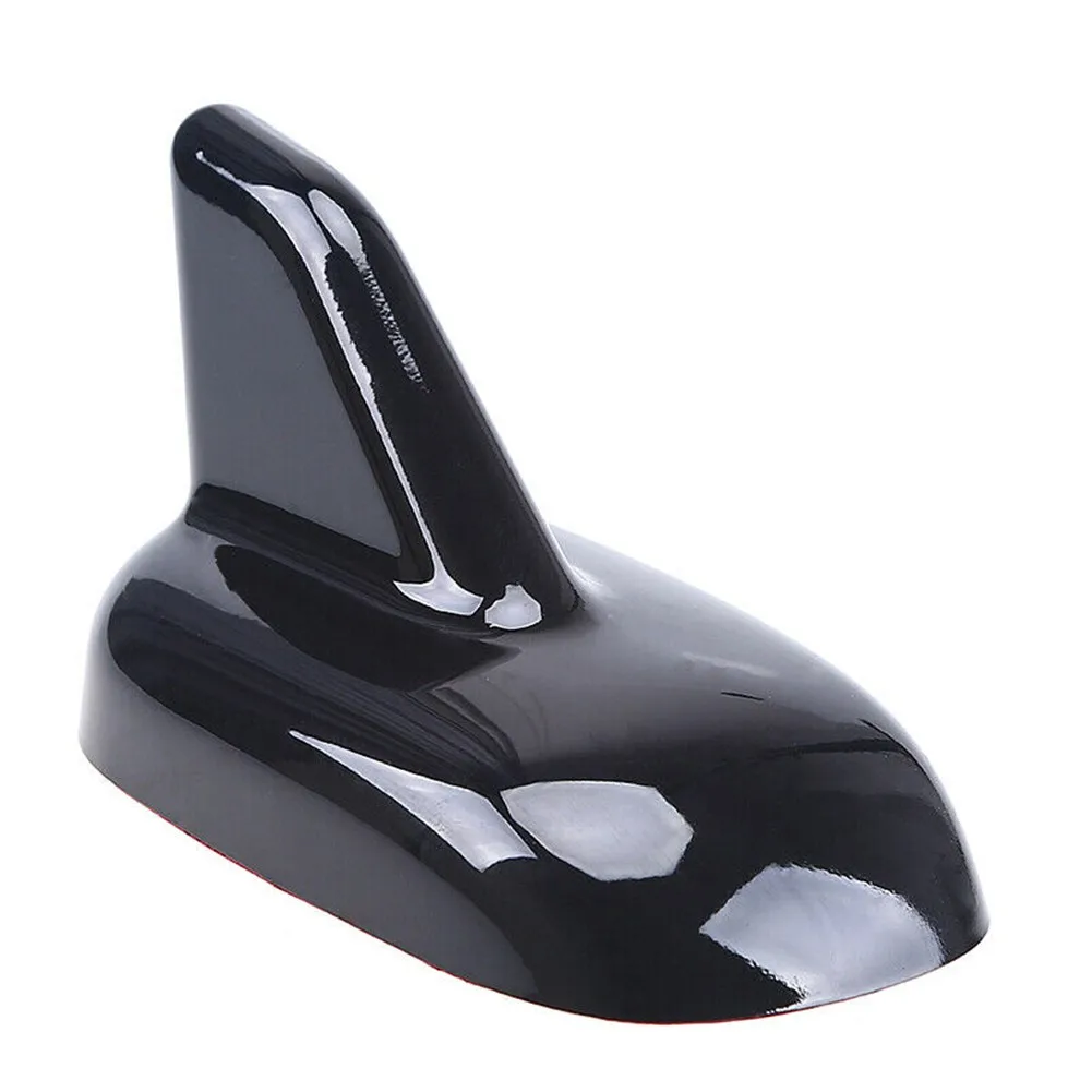 Car Decoration Cover Black Universal Automobile Roof Antenna Aerial FM/AM Radio Shark-Fin Signal Decor Trim Car Parts