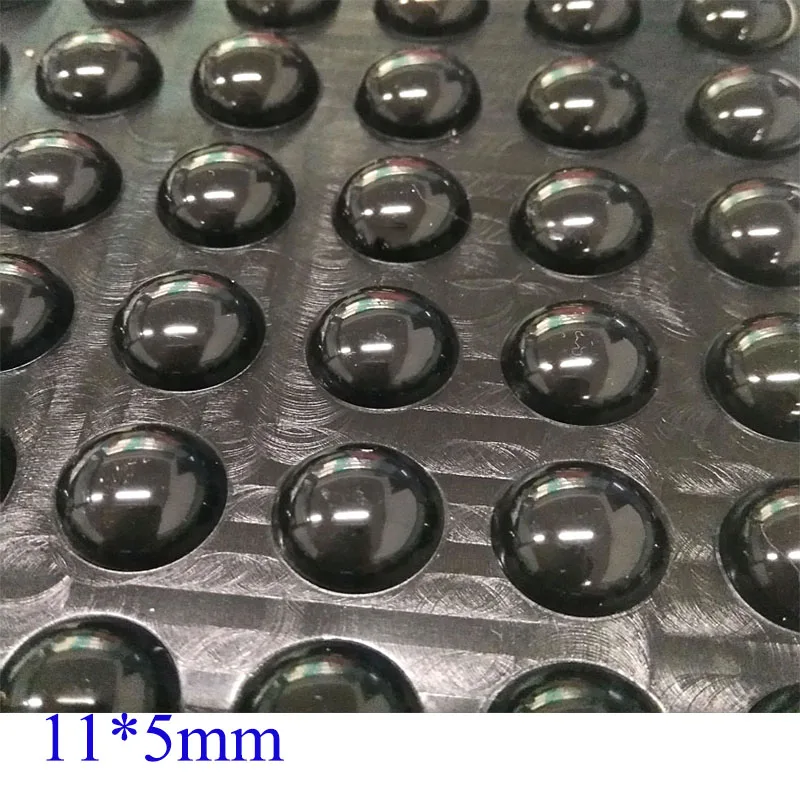

64Pcs 11*5Mm Harness Quiet Stabilizing Protection Silicone Rubber Bumper Feet Pads 11mm Anti Slip Rubber Pad Shockproof