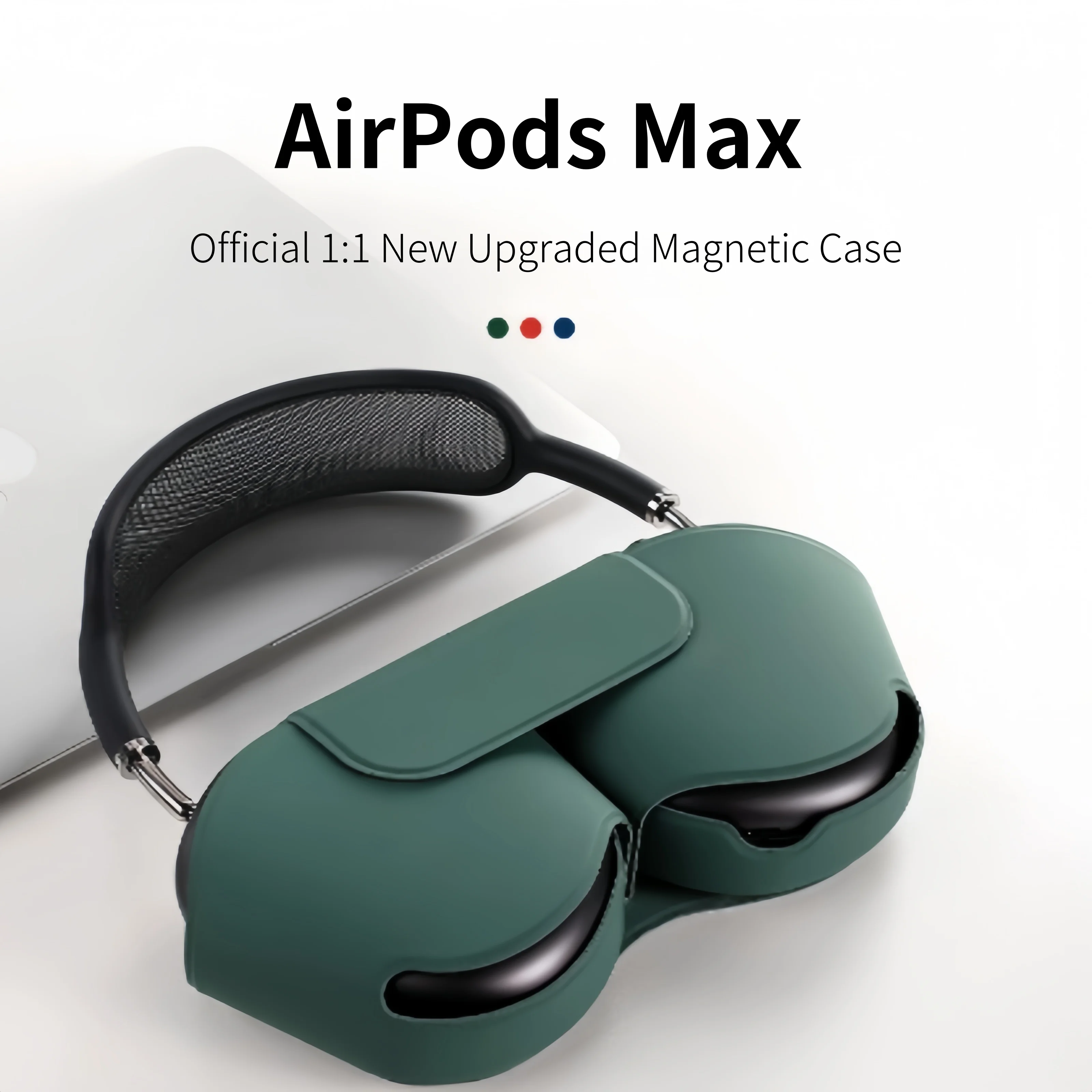 Фото Кожаный чехол для наушников для сна для наушников Apple airpods max №3