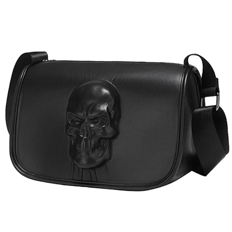 Сумка через плечо с 3D черепом мужская сумка мужские сумки в стиле рок квадратная