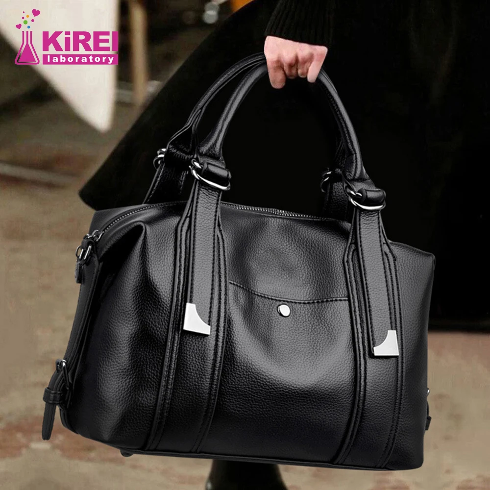 

Новинка 2023, Женская однотонная сумка, Женская вместительная сумка через плечо из искусственной кожи, модная сумка на одно плечо для женщин, праздничный подарок