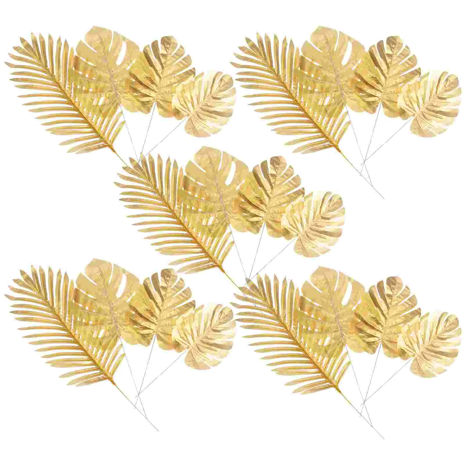 

Wreath Party Wedding Decors Fake Leaf Adornment Artificial Home Monstera Palm Scene Leaves