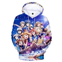 poular anime cartoon love live 3d print hoodies sweatshirts cosplay costume fashion hoodie yoshiko sping fall casual pullovers
