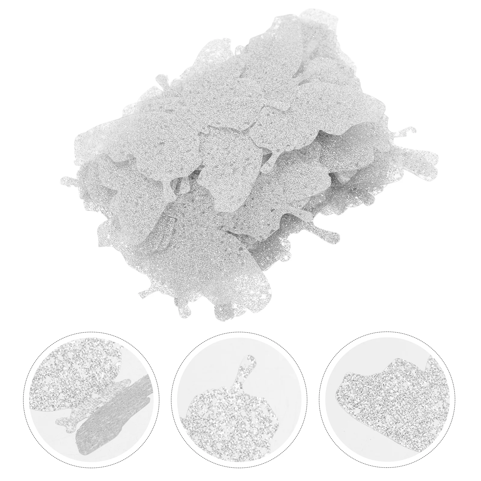 

Wall Butterflies Stickers Decor Sticker 3D Decals Decal Mural Decorative Glitter Wedding Decoration Cake Gold Pvc Adhesive