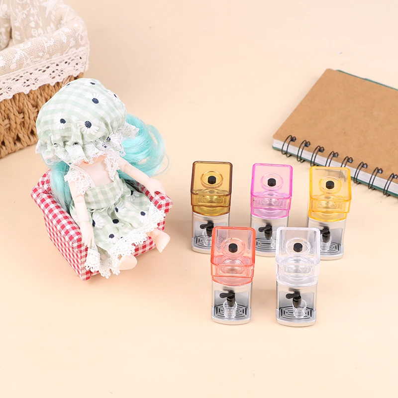 

1:12 Dollhouse Scene Decoration Mini Commercial Simulation Fruit Juice Machine Model Toys