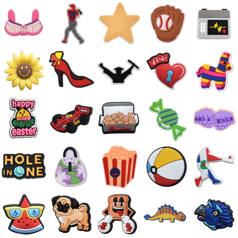 

Men Gifts Kids Packs Girl Shoes Accessories Women Charm Boy Shoe Charms Set Jeans Para Pins Decorations for Crocs Wholesale Bulk