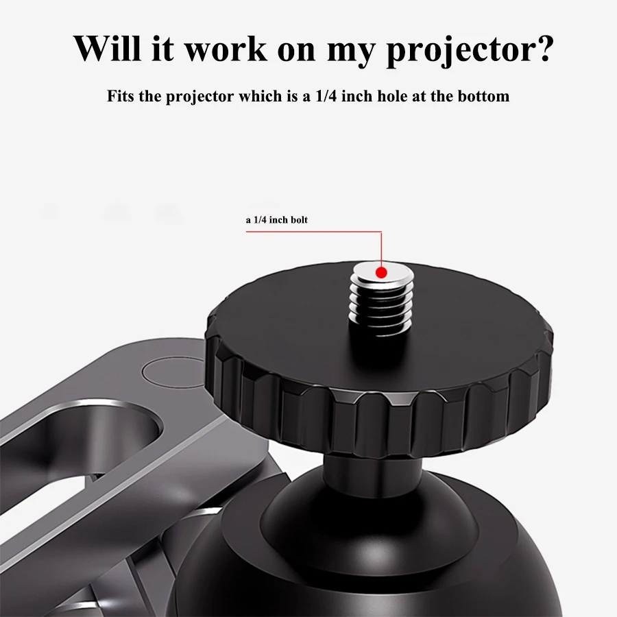 Стенд для проектора Прочный Настенный кронштейн из алюминиевого сплава