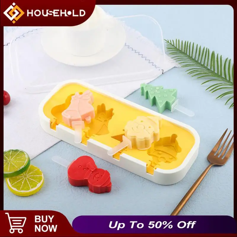

Withstand High And Low Temperatures Silicone Mold Shape Is Cute Soft And Tough Ice Cream Mold Material Is Firm And Durable