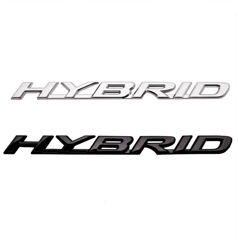 

3D Metal HYBRID Logo Rear Trunk Fender Door Emblem Badge Car Sticker Decals for Lexus RX350 NX200 ES300 IS300 LX470 LX570