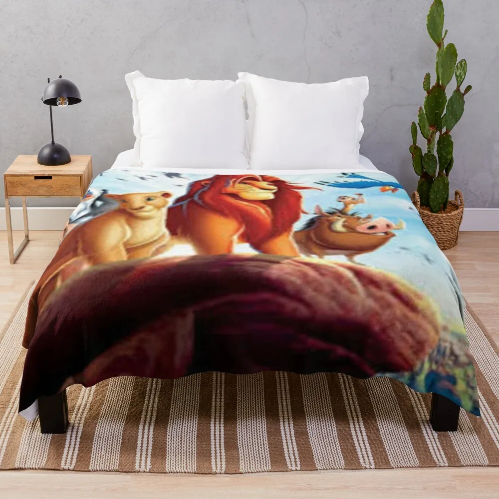 

The Lion King Throw Blanket Kawaii Blanket Sofa Blanket With Tassels Blanket For Sofa Hairy Blankets