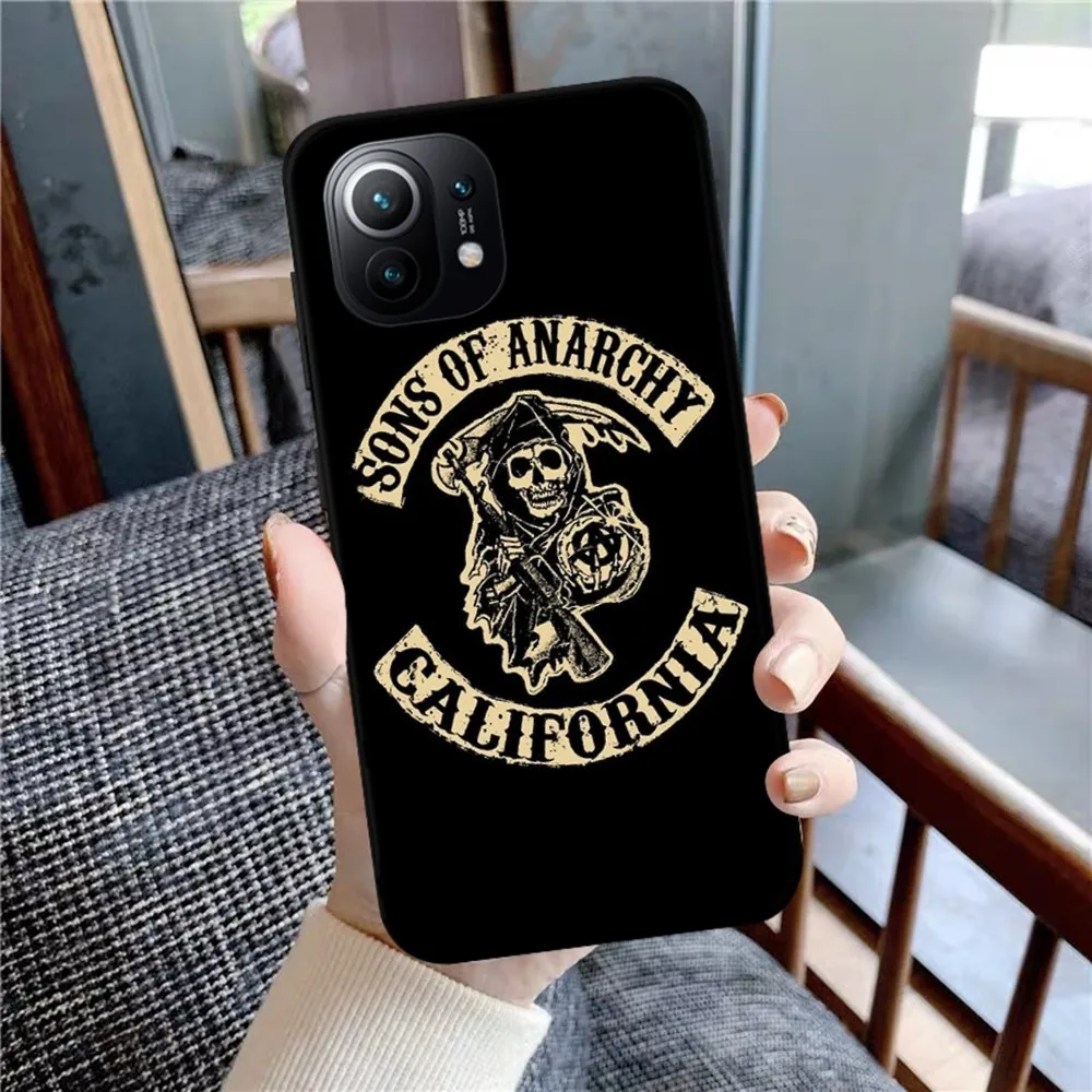 Чехол для телефона Американские ТВ Сыны анархии Xiaomi Mi 5X 8 9 10 11 12 lite pro 10T PocoX3pro PocoM3 Note
