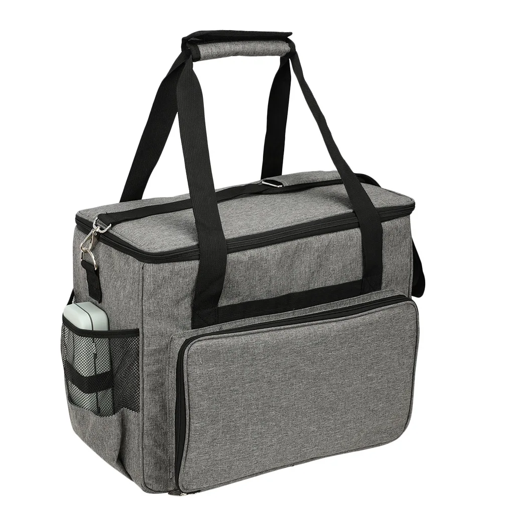 Large Capacity Sewing Machine Bag Universal Waterproof Oxford Cloth Sewing Tools Handbag Carry Case