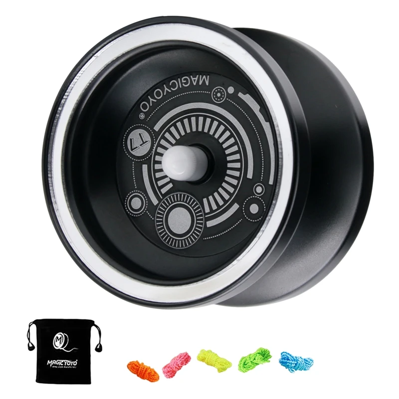 

MAGICYOYO T7 Beginner Yoyo For Kids,Responsive Yoyo Easy To Return And Practise String Tricks,5 Yoyo Strings,Yo-Yo Holster,Glove