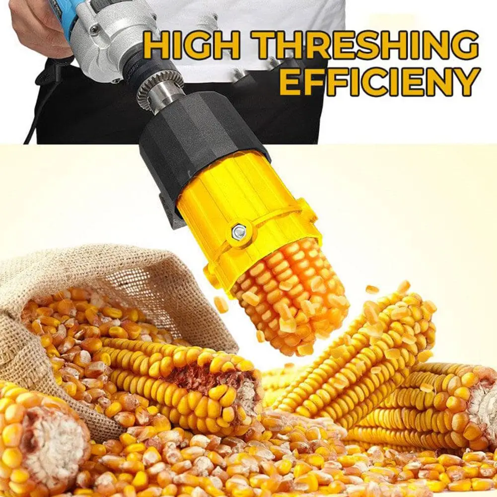 

Fully Automatic Corn Thresher Accessory Quick Corn Machine Electric Removal Portable Grain Planing Corn Small Kernel Home P S0M5