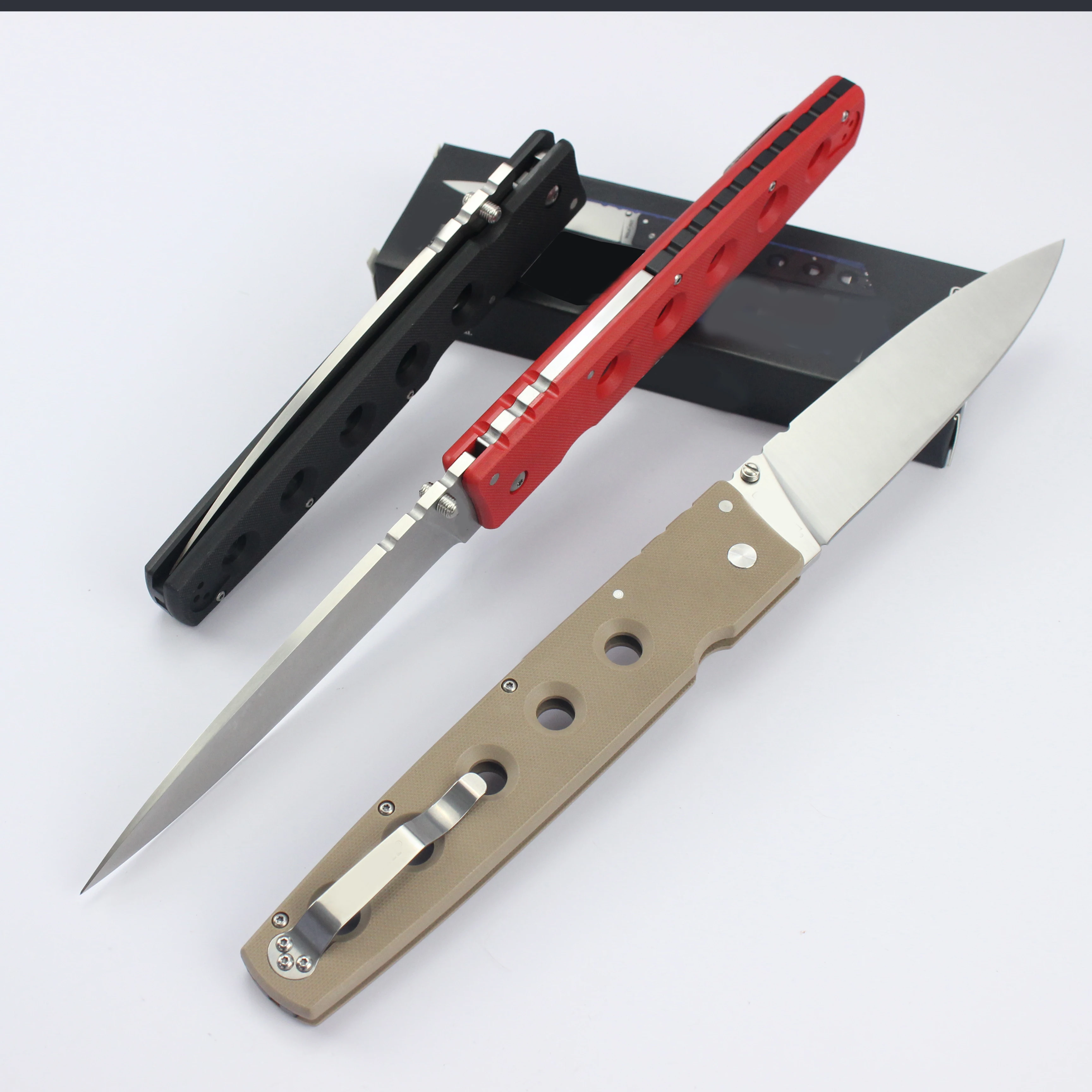 Складной тактический нож в стиле милитари большой S35VN стальной охотничий для