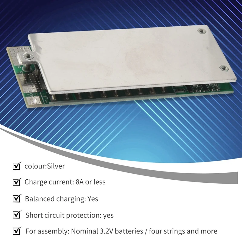 4S 12V 100A Защитная печатная плата Lifepo4 Bms 3 2 V со сбалансированным инвертором Ups